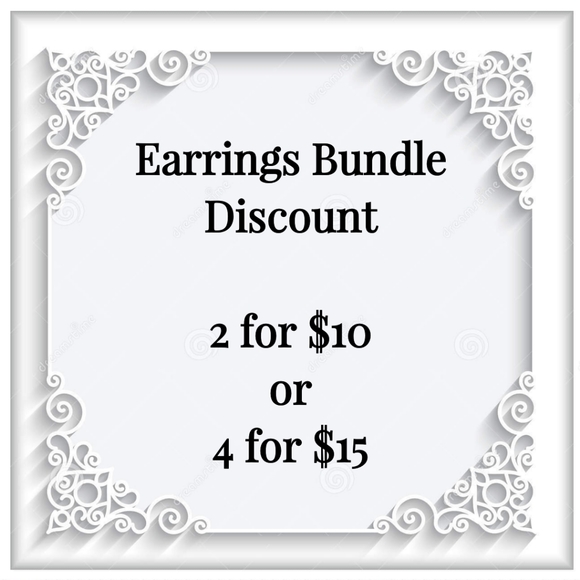 2/$10 or 4/$15 Silver Cross Earrings Faith Religion - Picture 5 of 5